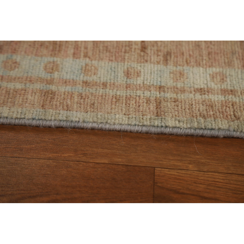 Tapis de style oriental végétal noué à la main 4 x 5 Art Deco