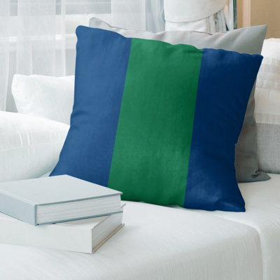 Striped Linen Reversible Pillow Cover