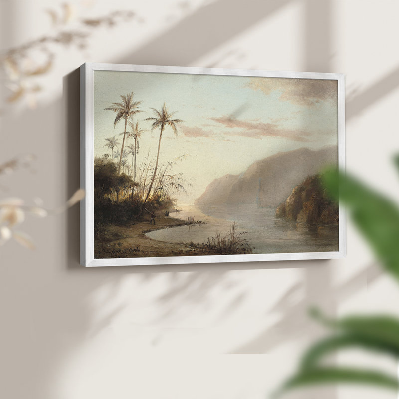 Paysages rétro-Cccix - reproduction encadrée, H 11 po x l 14 po