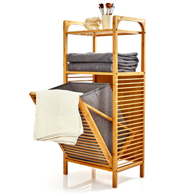 Solid Wood Bathroom Shelves