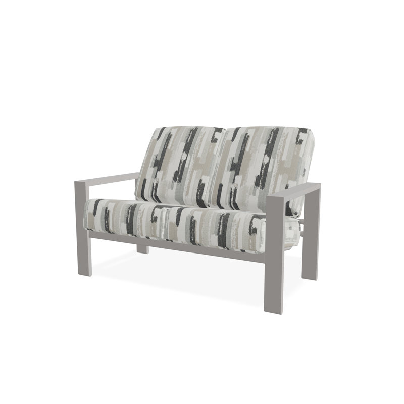 Causeuse Larssen, Verre de mer Dreamscape, Gris chaleureux