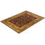 Tapis unique fait à la main Tia - doré