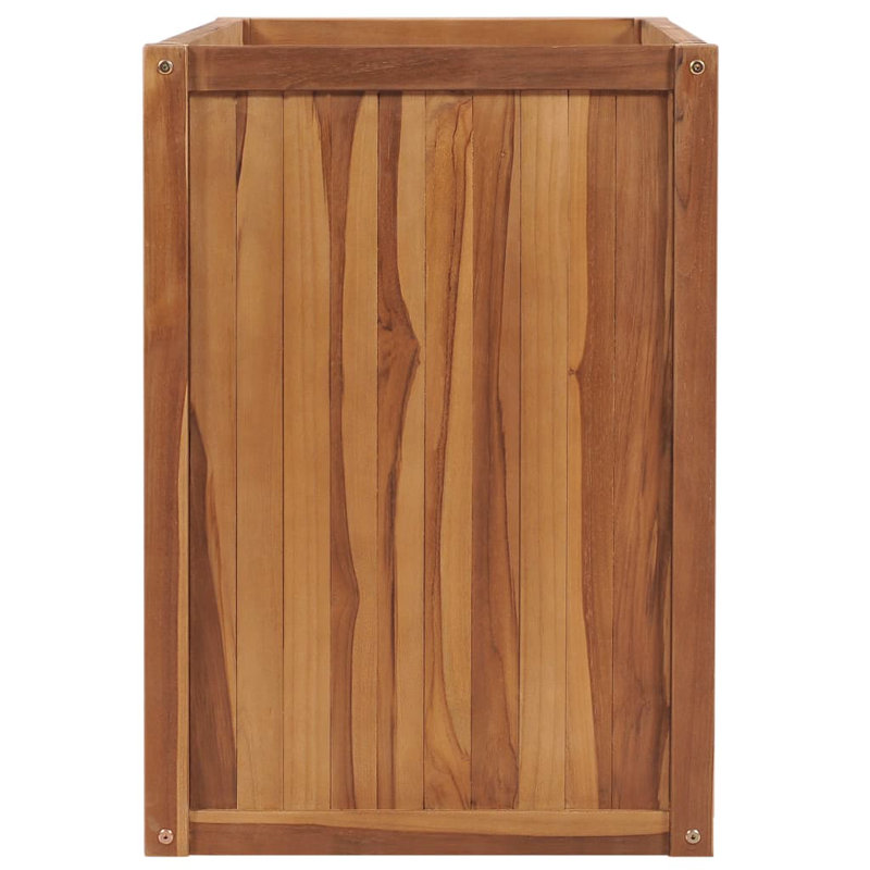 Lit de jardin surélevé en bois 6,5 pi x 1,5 pi Sydnie, H 27,6 po x l 39,4 po x P 19,7 po