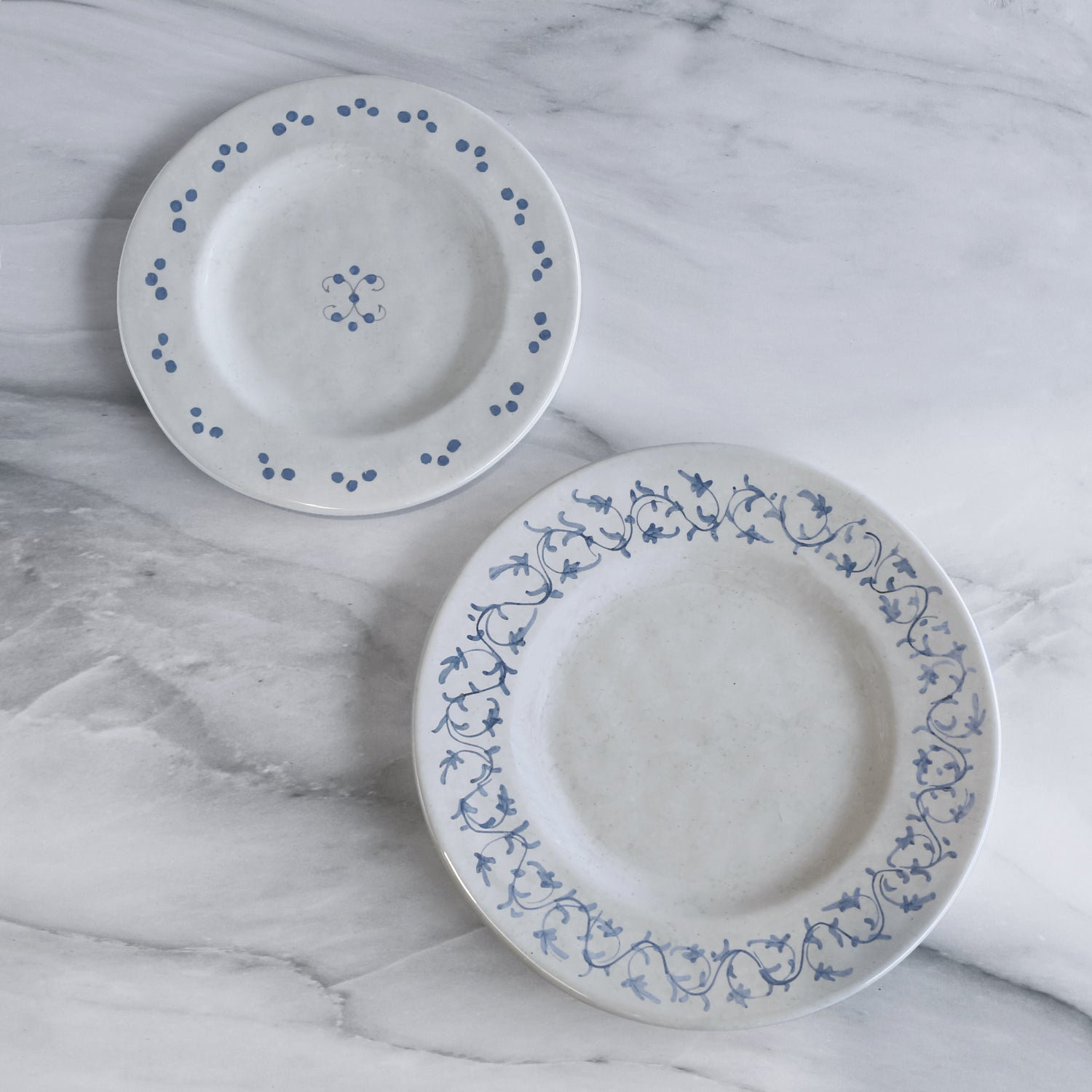 Vida Melamine Painted Dinner Plate