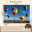 Murale auto-adhésive moderne pour la chambre à coucher avec imprimé ballon festif L 100 po x l 144 po Peel and Stick