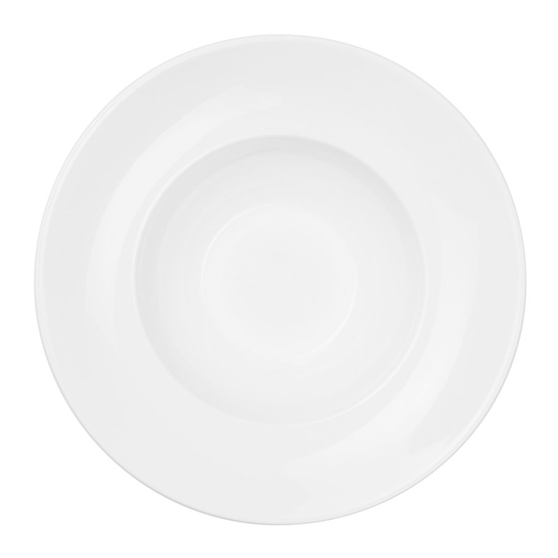 ASA Selection pasta gourmet plate with rim, dinner plate, fine bone china plate, D 26cm