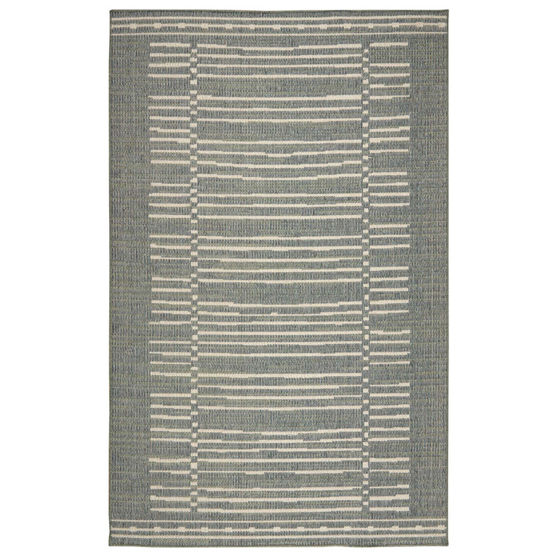 Tapis en polypropylène tissé à plat Union, Rectangle 5 pi 3 po x 7 pi 3 po