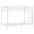 Metal Twin XL Bunk Bed for Teens & Adults, Space-Saving, Noise-Free, No Box Spring, White