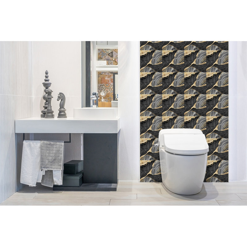 Self Adhesive Vinyl Splashback 39,37x19,68 Inch Wall Tiles Wall Stickers Tile Peel and Stick Sticker