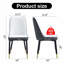 Chaise de salle à manger moderne en cuir PU, ensemble de 2-471368262-471368259