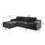 Canapé modulaire à compression, velours côtelé pelucheux 104,3 po x 68,9 po, maison moderne