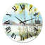 Horloge murale Birches In Snowy Field - Lake House-60281963