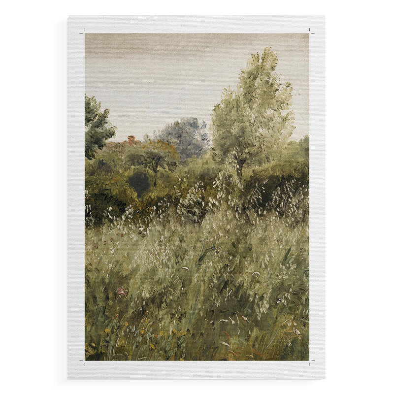 Paysage rétro CCXIX - Impression sur toile seulement - NON CADRE, H 27 po x l 18 po