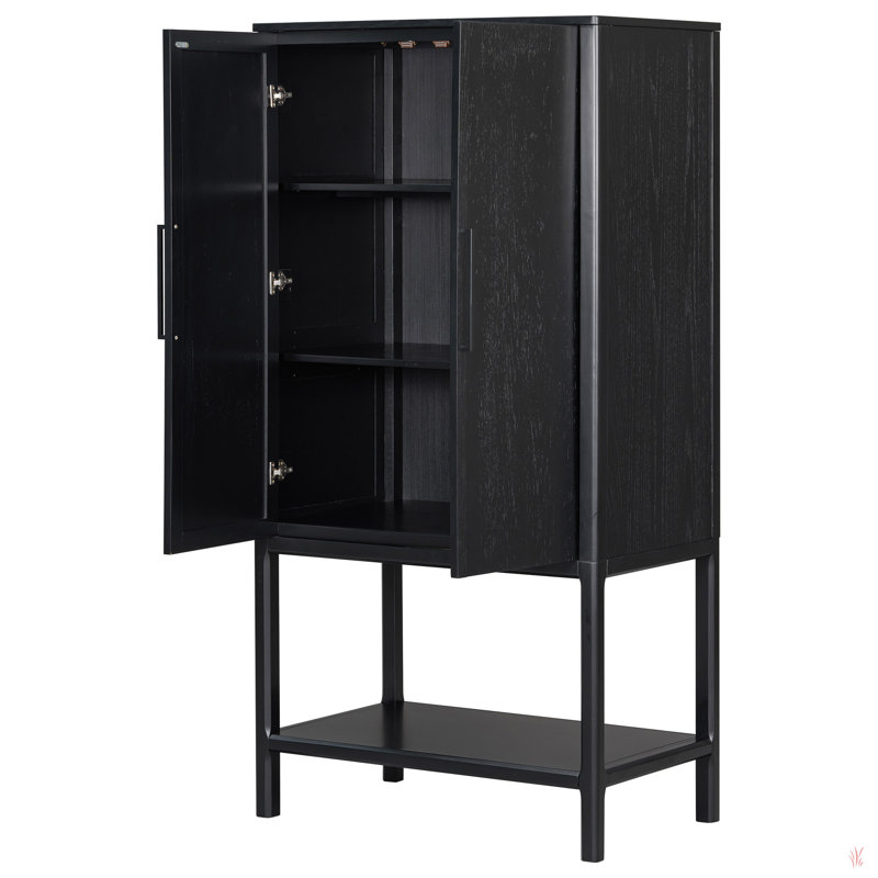 Sophisticated Oak Veneer Cabinet With Multiple Storage Functions,Suitable For Study,Entryway, Hallway, Living Room, Foyer