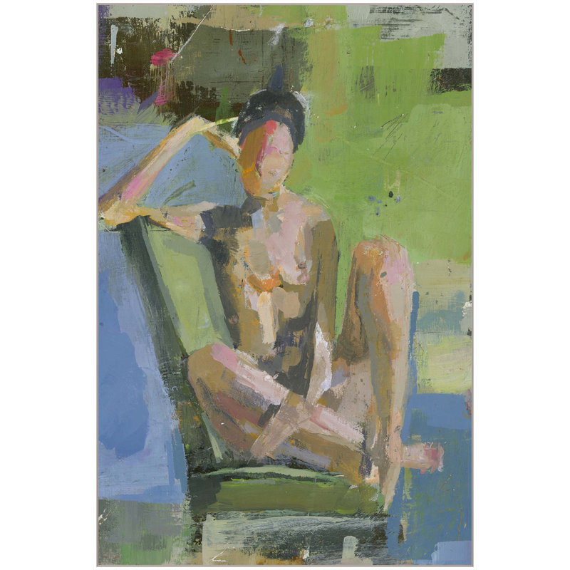 To The Brim Print by Donna Weathers, White Floater Framed, 21.25" H x 15.25" W