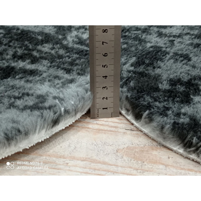 Tapis en polyester Harlean, Ovale 2 pi 7 po x 3 pi 11 po