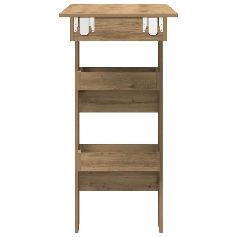 Wall Bar Table Kitchen Bar Dining Table Computer Desk Engineered Wood, artisan oak