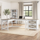 Huckins L-Shape Executive Desk