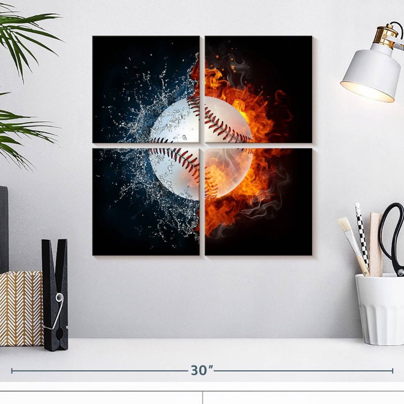 Ballon de baseball Sirci, H 18 po x l 18 po