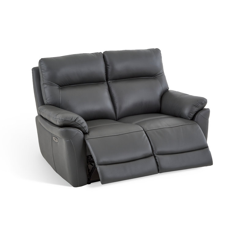 Huckins 2 Seater Electric Reclining Sofa, Dark Grey