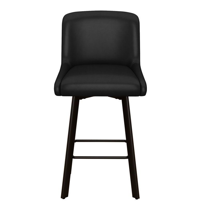 Tabouret de bar 26 po H, 4, Noir, Tabouret de bar = siège d'une hauteur de 26 po 