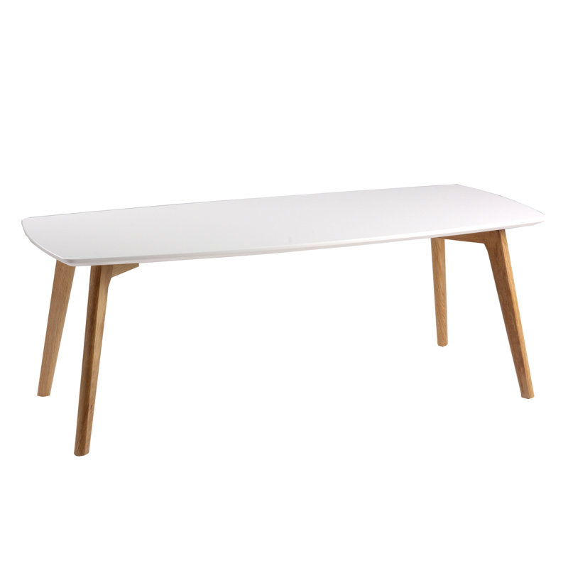 Delrick Four Leg Coffee Table, White