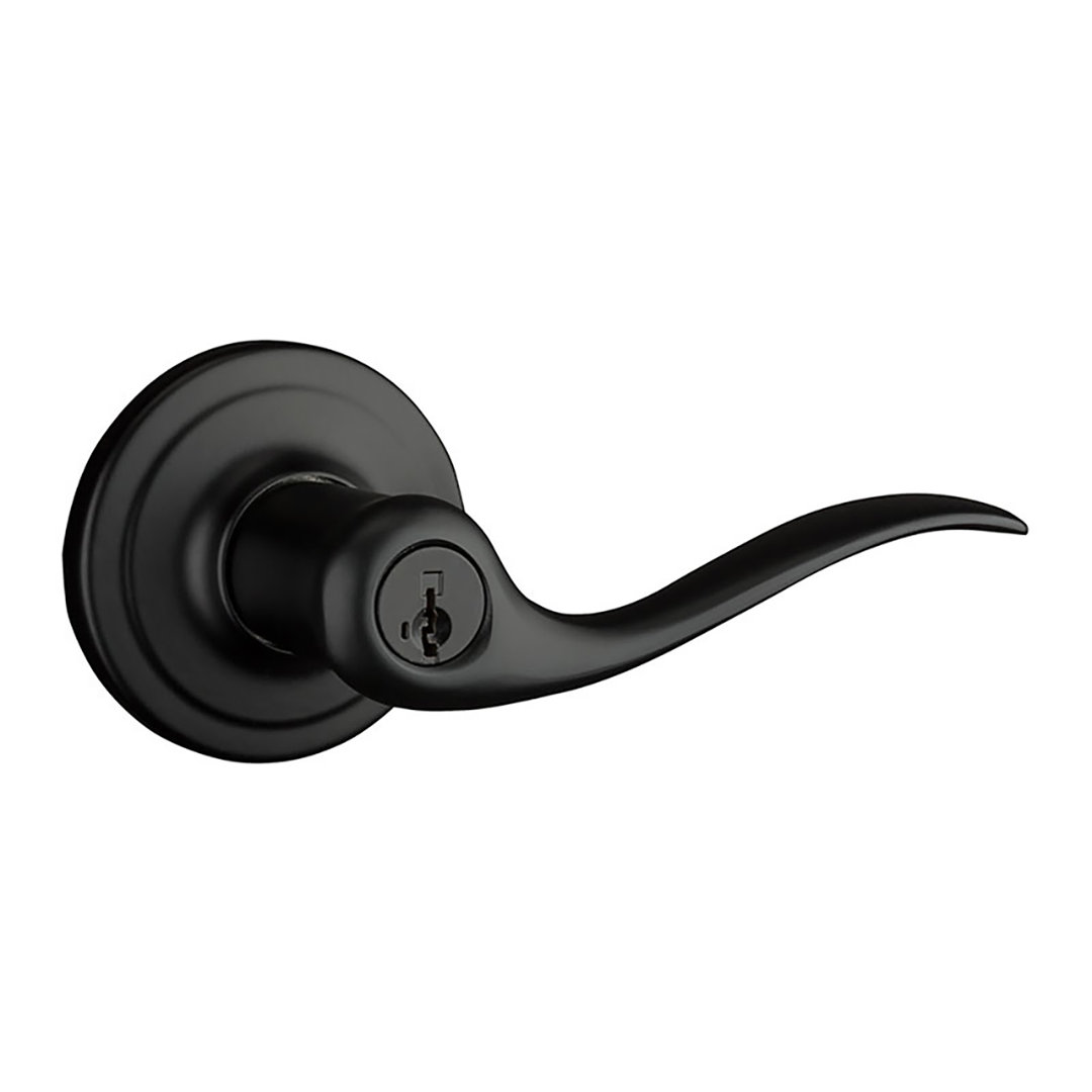 Tustin Keyed Door Lever with SmartKey® Kwikset 
