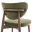 Valen Set of 2 Rusty Orange Fabric Dining Chairs-354277045