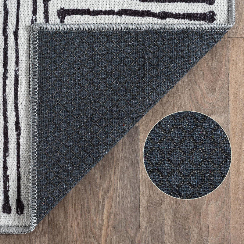 Abstract Area Rug, Rectangle 122 x 170 cm