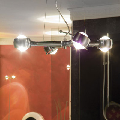 Beam 4-Light Aluminum Effect Pendant