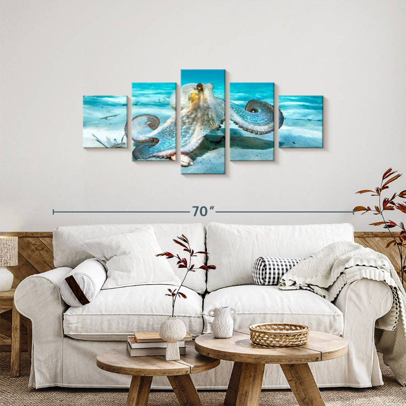 Roaming Octopus, 24" H x 55" W