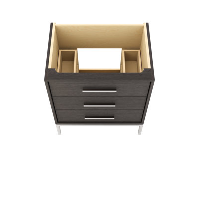 Rift White Oak Three-Drawer Single Bath Vanity