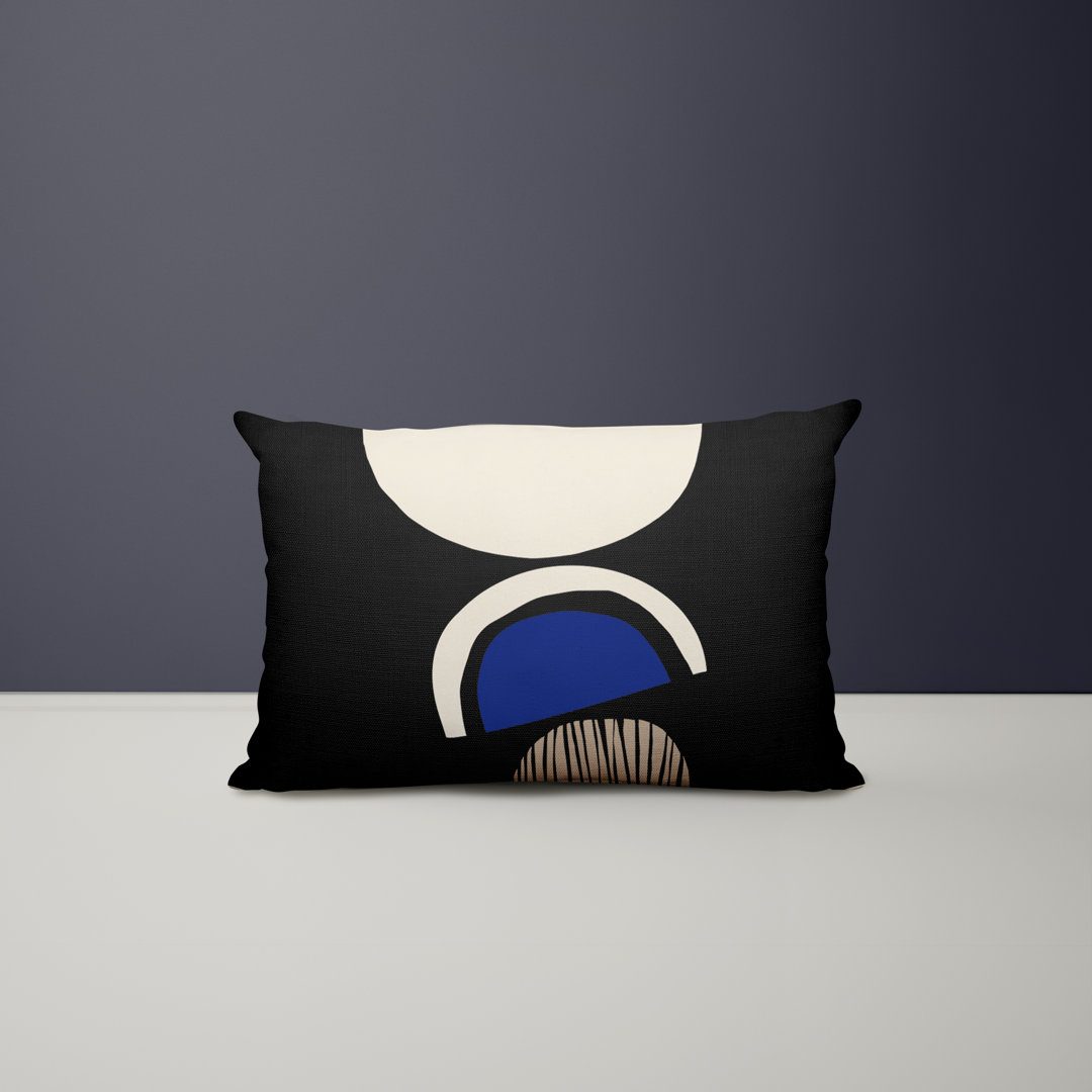 Chamu Polyester/Polyester Blend Lumbar Rectangular Indoor/Outdoor Pillow Cover & Insert ULLI HOME 