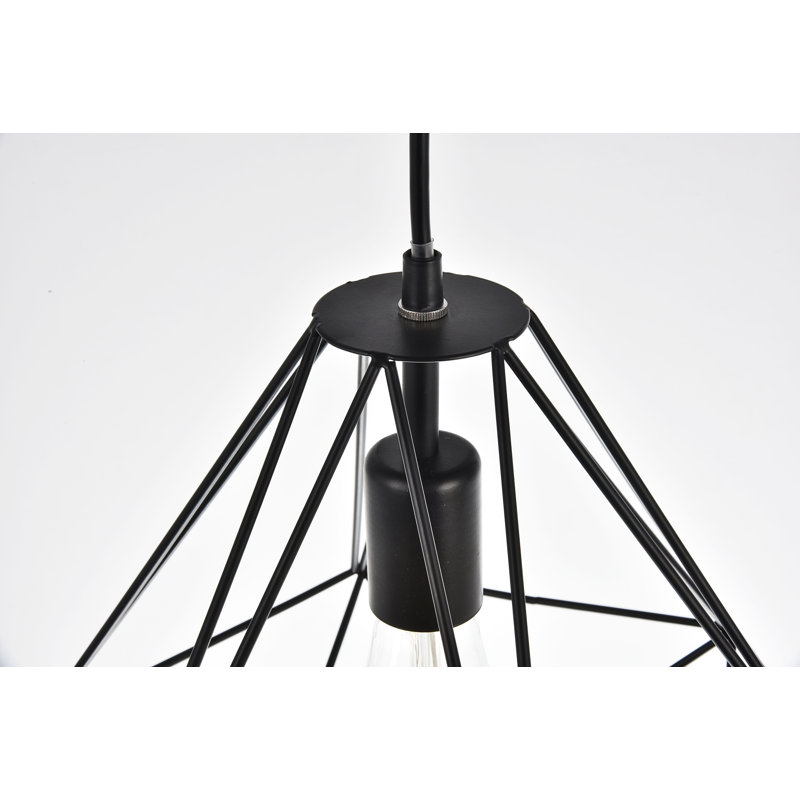 Luminaire suspendu géométrique 1 lumières simple Broderick