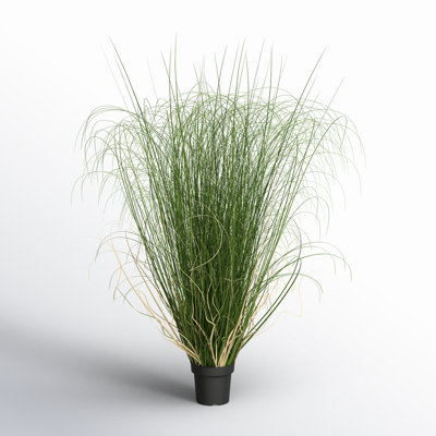 Kellan PVC Artificial Potted Green Curled Grass