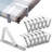 Set of 12 Heavy-Duty Stainless Steel Tablecloth Clips