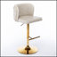 Tabourets pivotants avec hauteur de siège réglable, rembourrage en polyuréthane moderne pour plus de confort et de style-13651896