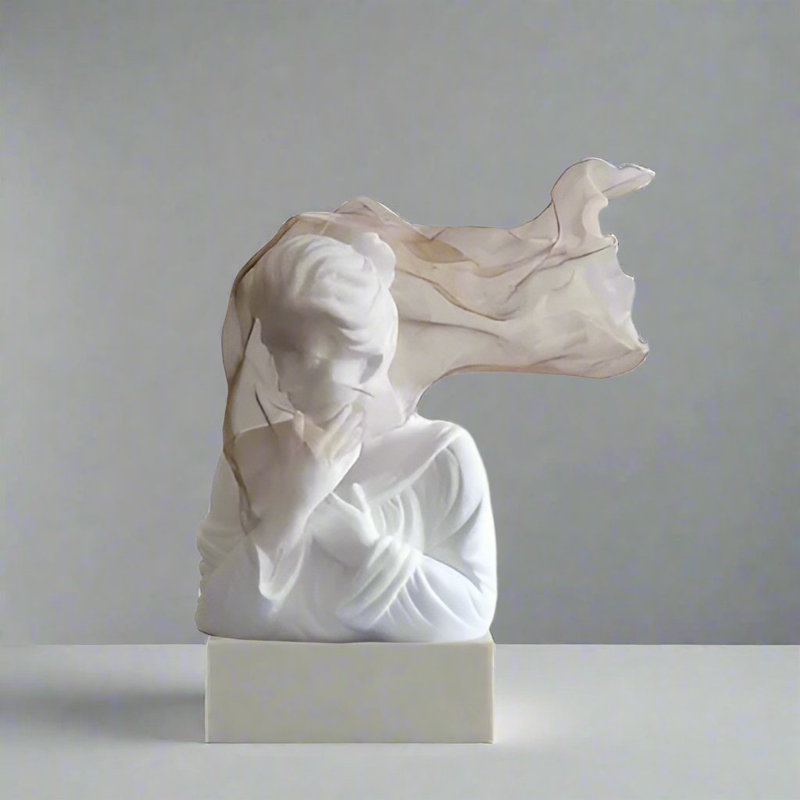 Veil, fille, sculptures pour la décoration intérieure, Café
