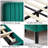 Queen Bed Frame Set Of 2, 2 Pack Upholstered Platform Bed Frame With Adjustable Headboard, Modern Bedroom Bed Set For Apartment, Airbnb, Rental, Guest Room, Home Staging-124945376