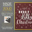 Holly Jolly Christmas, reproduction encadrée en bois massif-965570232-965570208