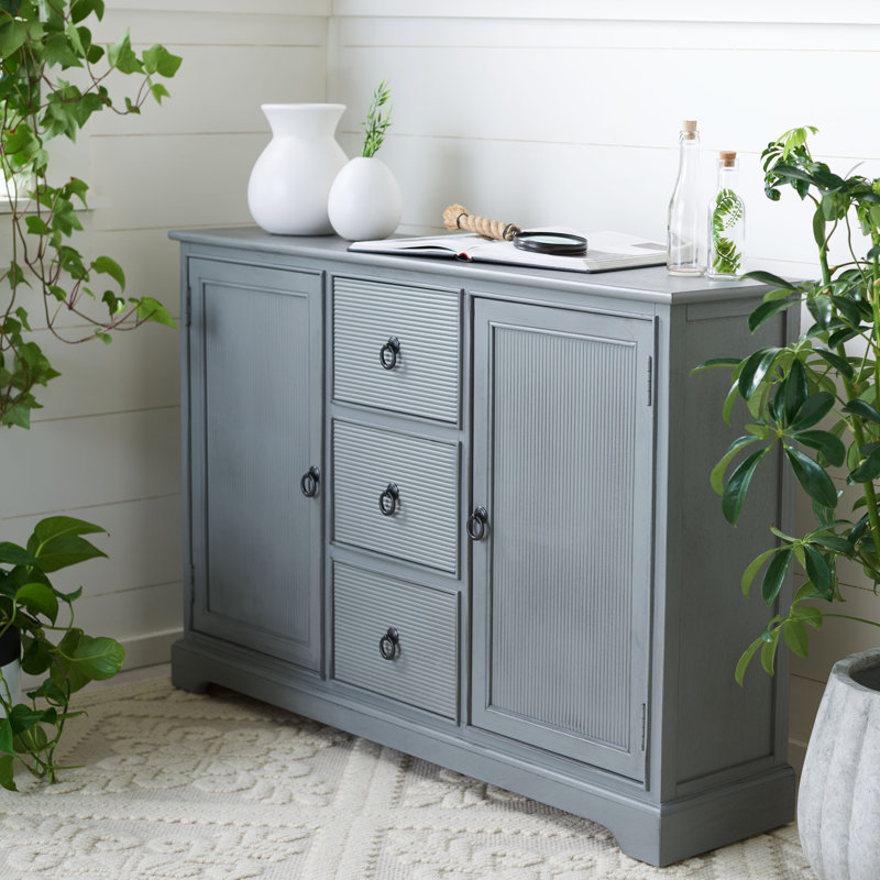 Araiyah 41'' Console Table, Distressed Gray
