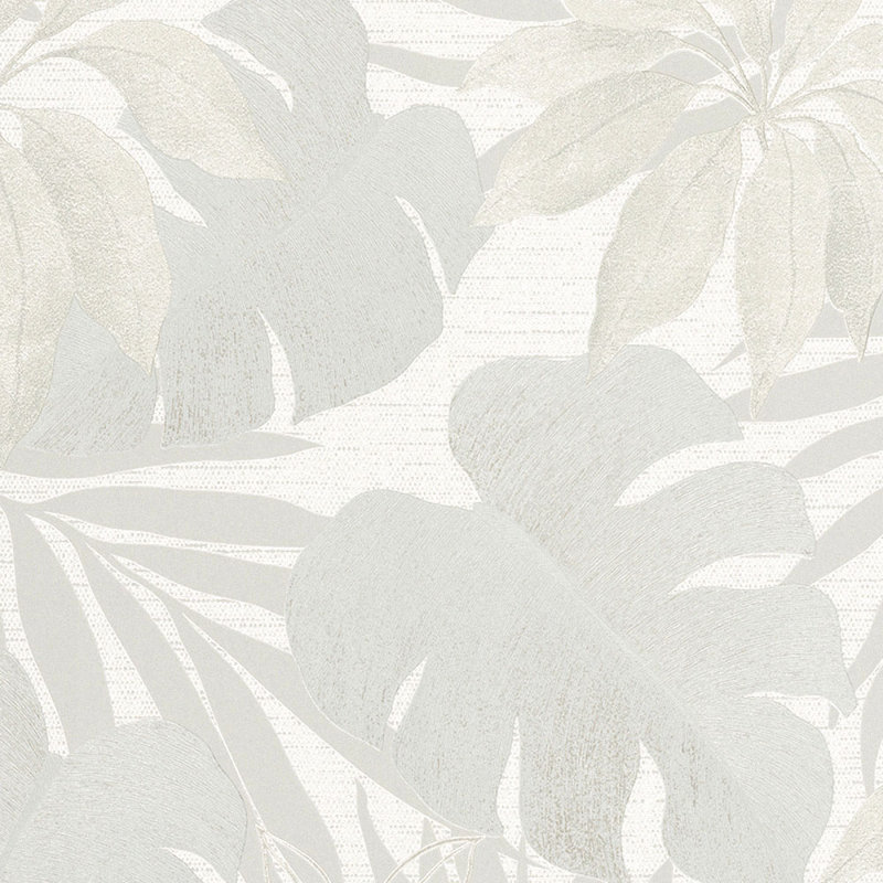 Avalon 10.05m x 53cm Textured Satin Paste the Wall Wallpaper Roll, Grey/Beige