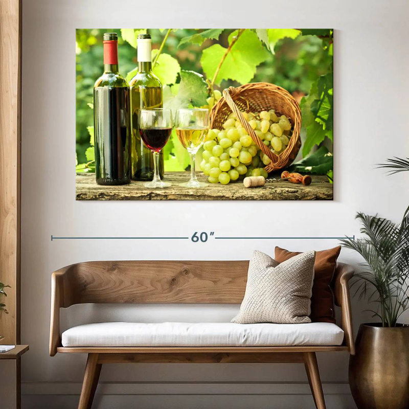 Yarlin Wine From The Vineyard, 34" H x 51" W