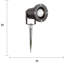 Huntley Black Integrated LED Metal Spotlight