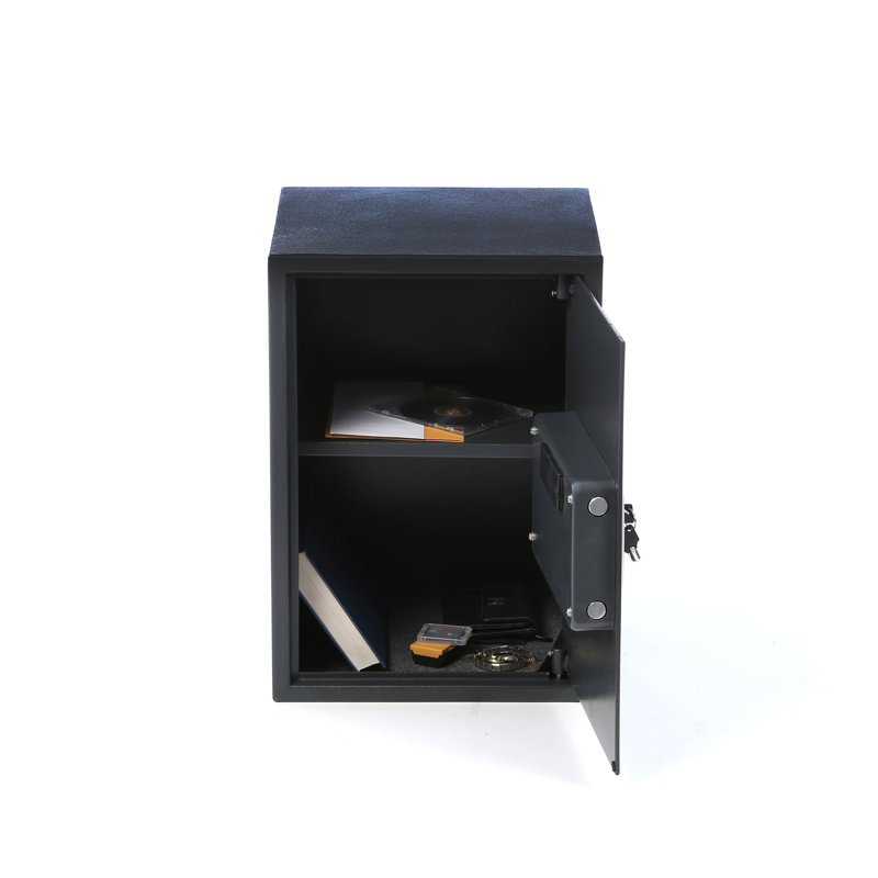 Gray Digital Steel Cabinet Safe with Touchpad Control