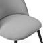 Chaise d'appoint rembourrée capitonnée en bois manufacturé-1337777961