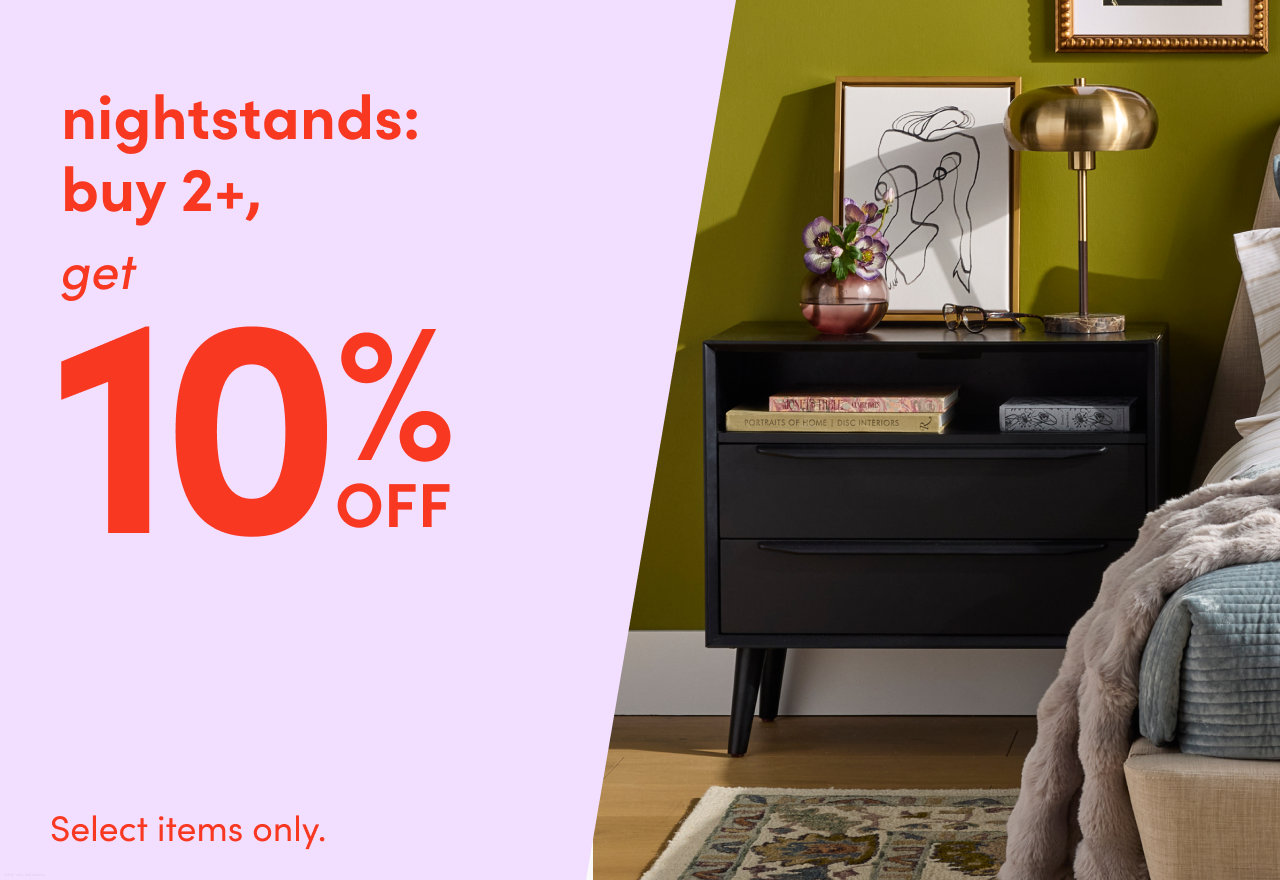 nightstands: buy 2+, get 10% OFF