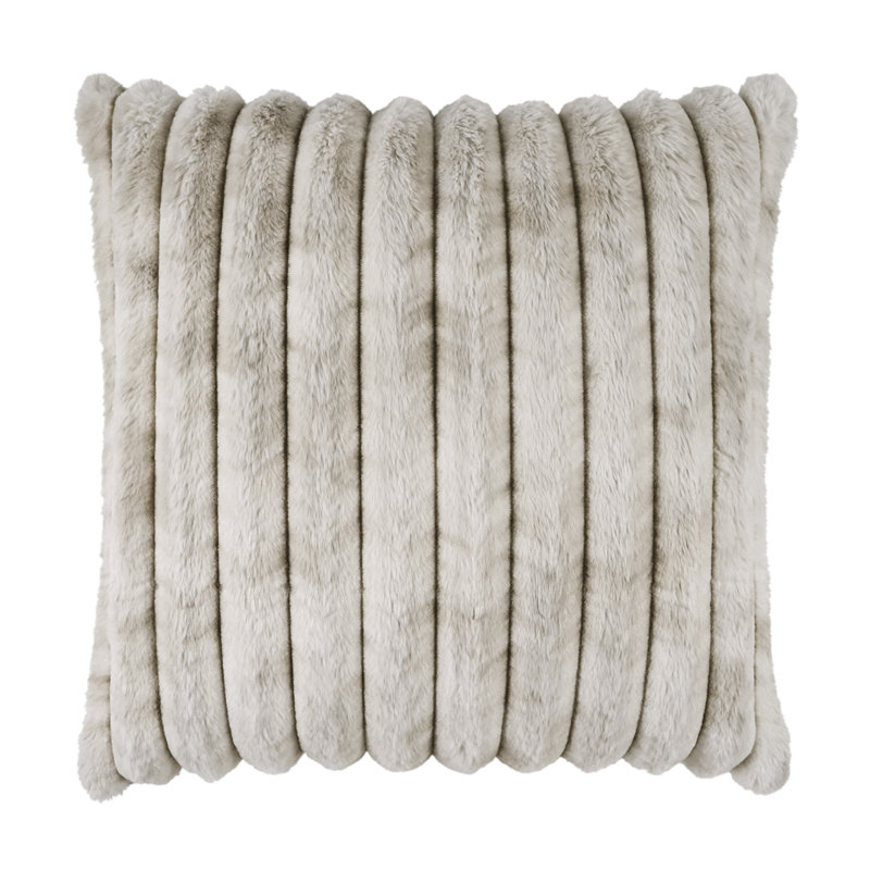 Summit Throw Pillow, Sand, Square 24"