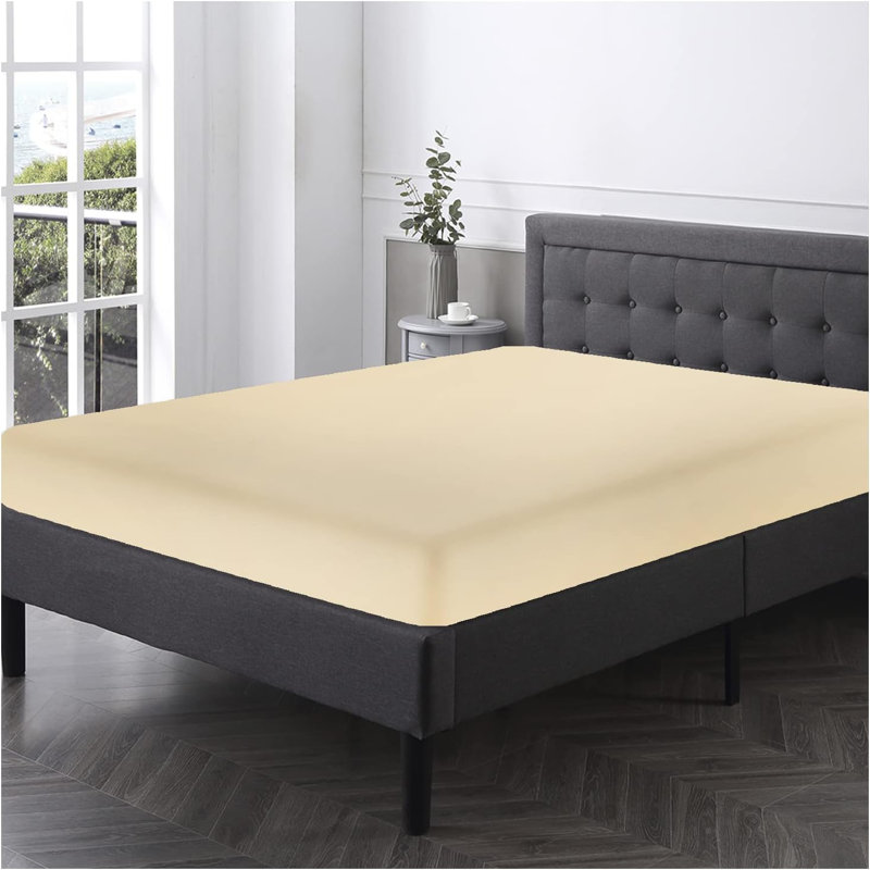 Diamond Fitted Sheet, White, King