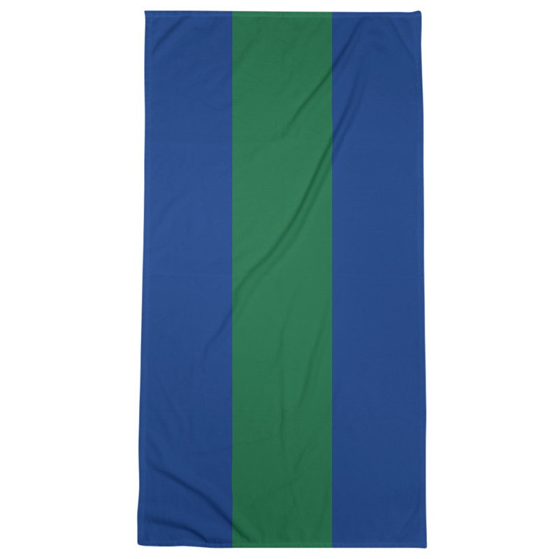 Bath Towel, Blue/Pine